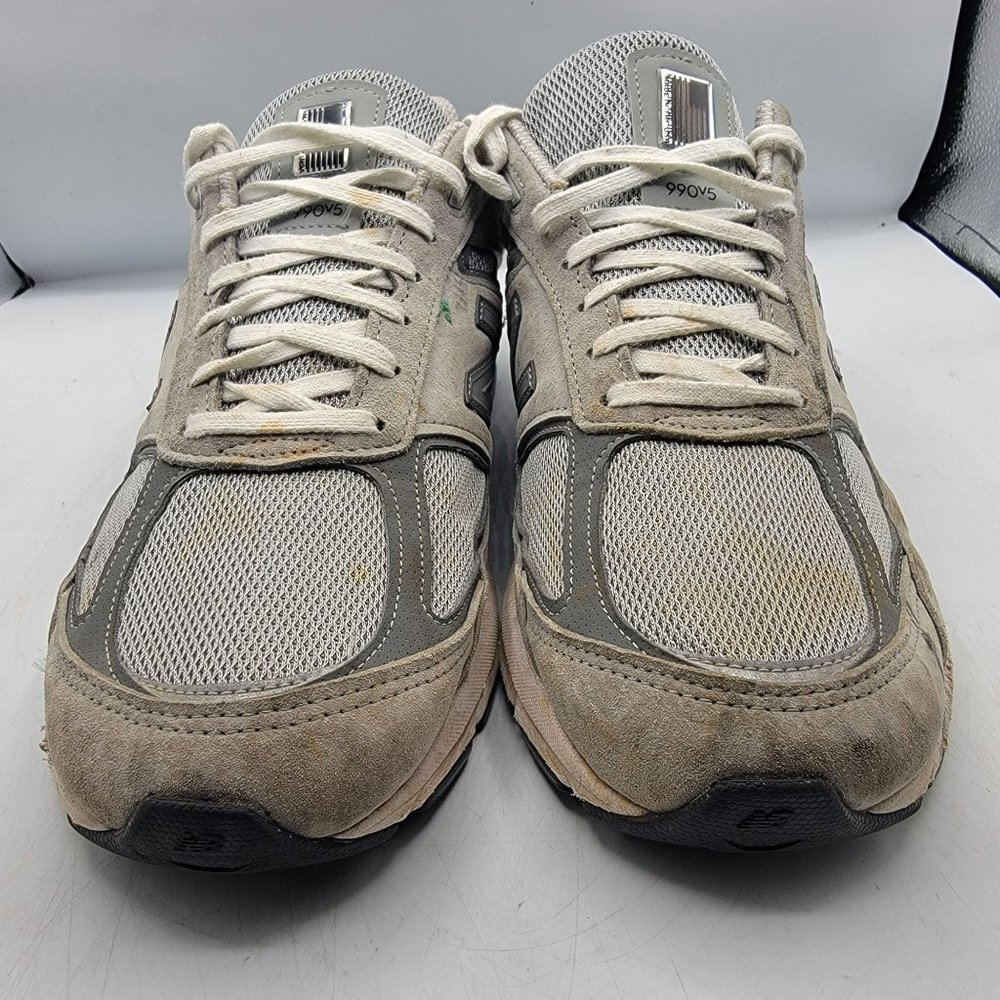 New Balance 990v5 Mens 12(4E) Grey White Athletic Running Shoes Suede M990GL5 - Picture 2 of 15